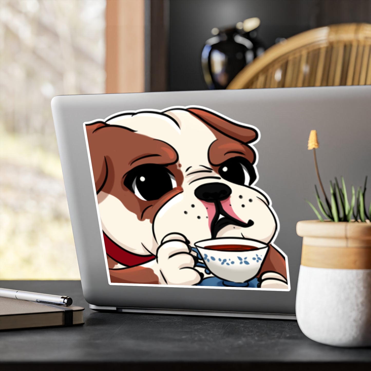 Churchill Vinyl Character Sticker