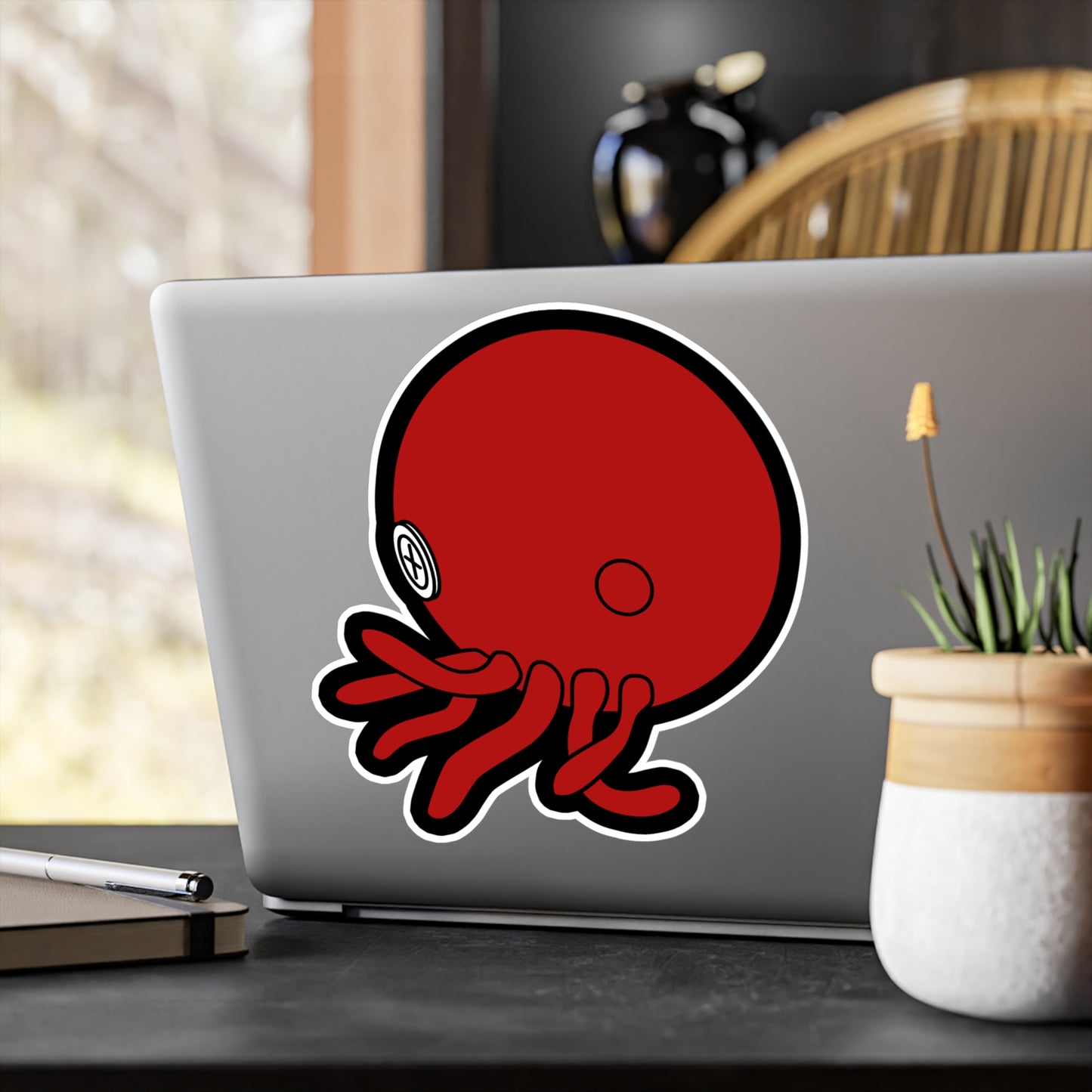 Cutethulhu (Red) Vinyl Character Sticker