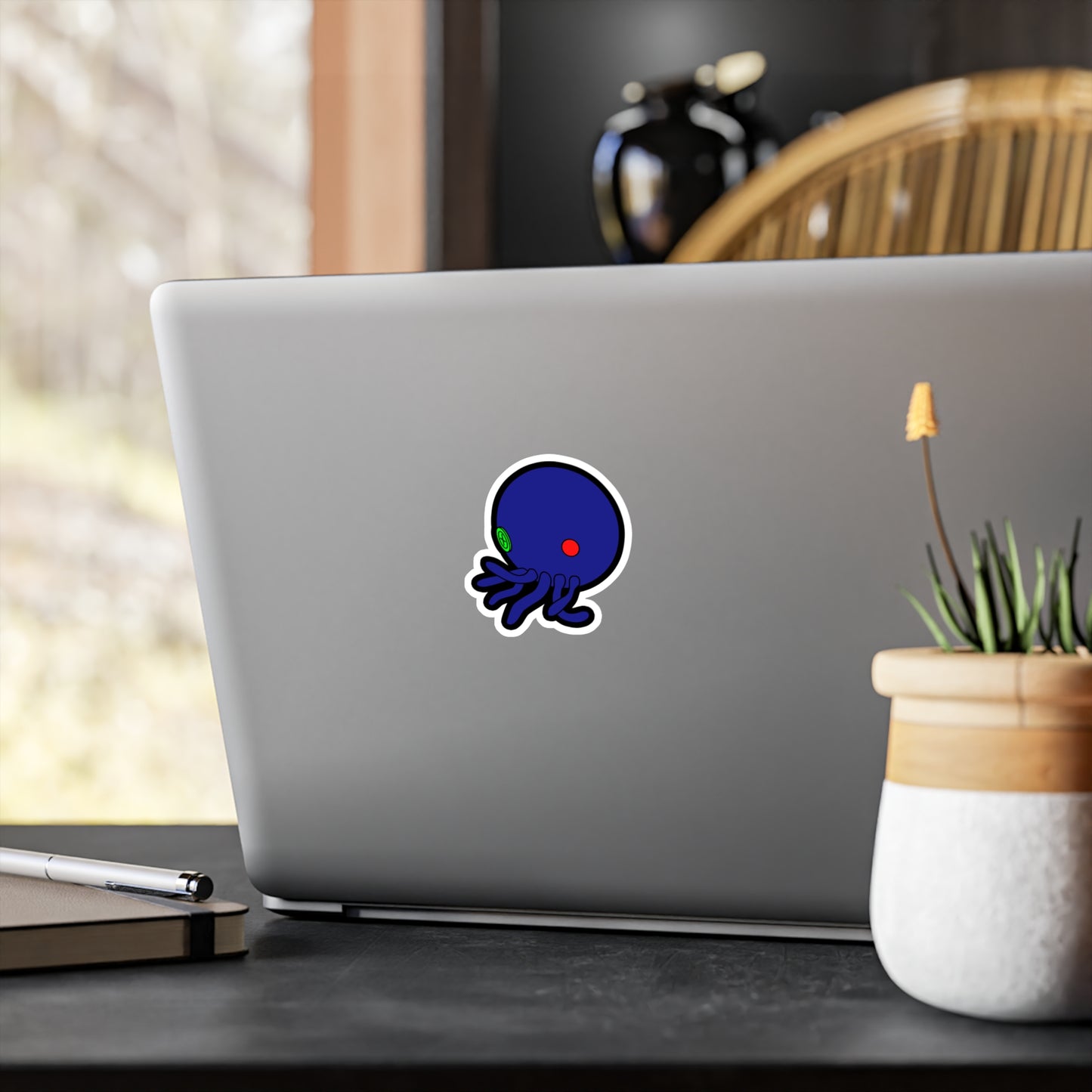 Cutethulhu (Blue) Vinyl Character Sticker