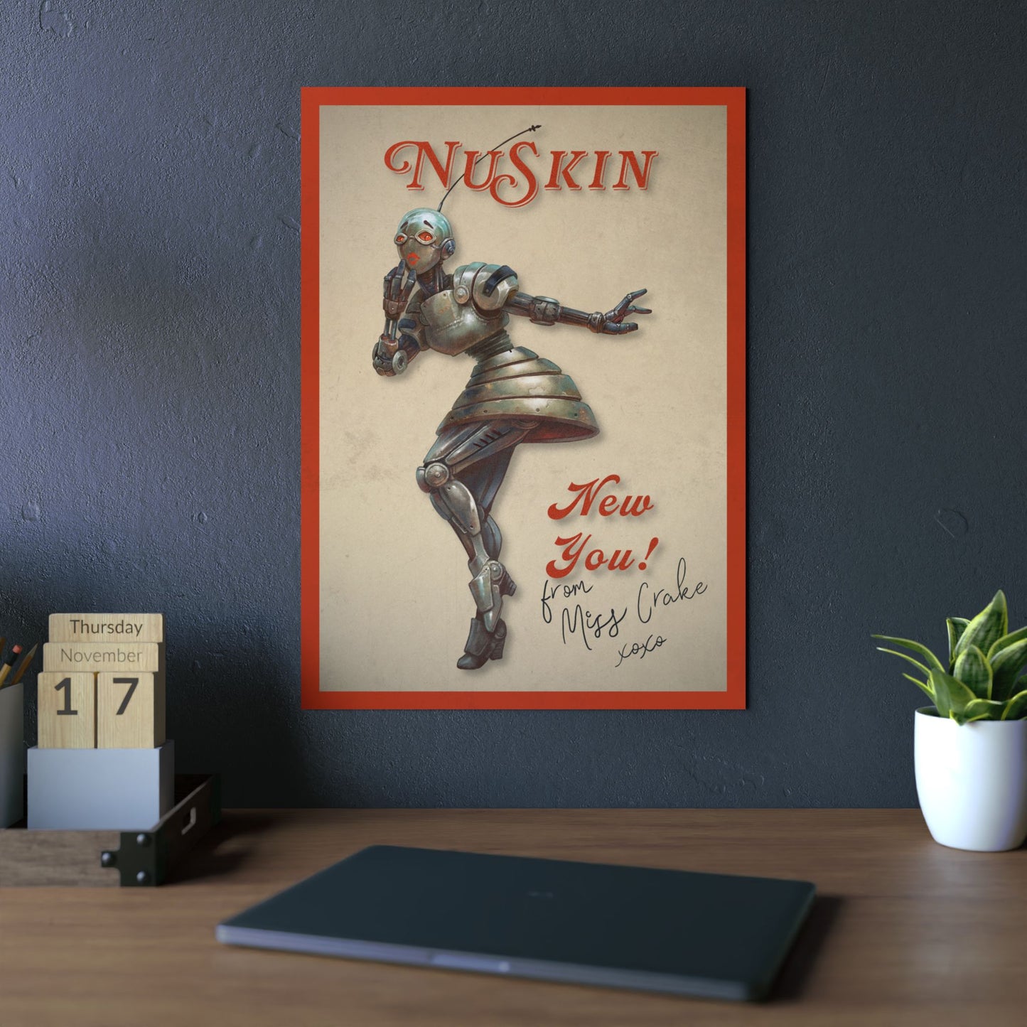 NuSkin Miss Crake Pin-Up Aluminum Composite Panel