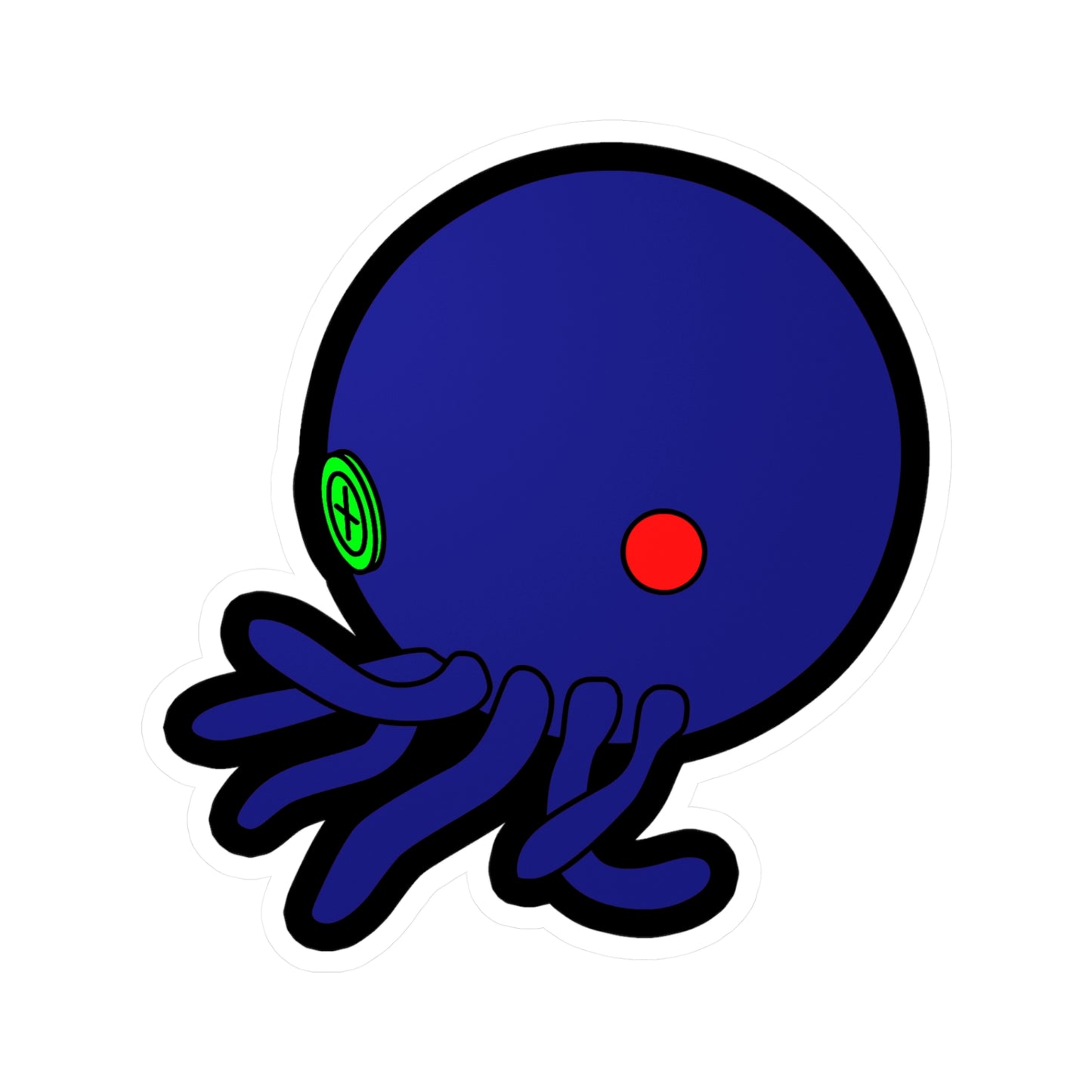 Cutethulhu (Blue) Vinyl Character Sticker