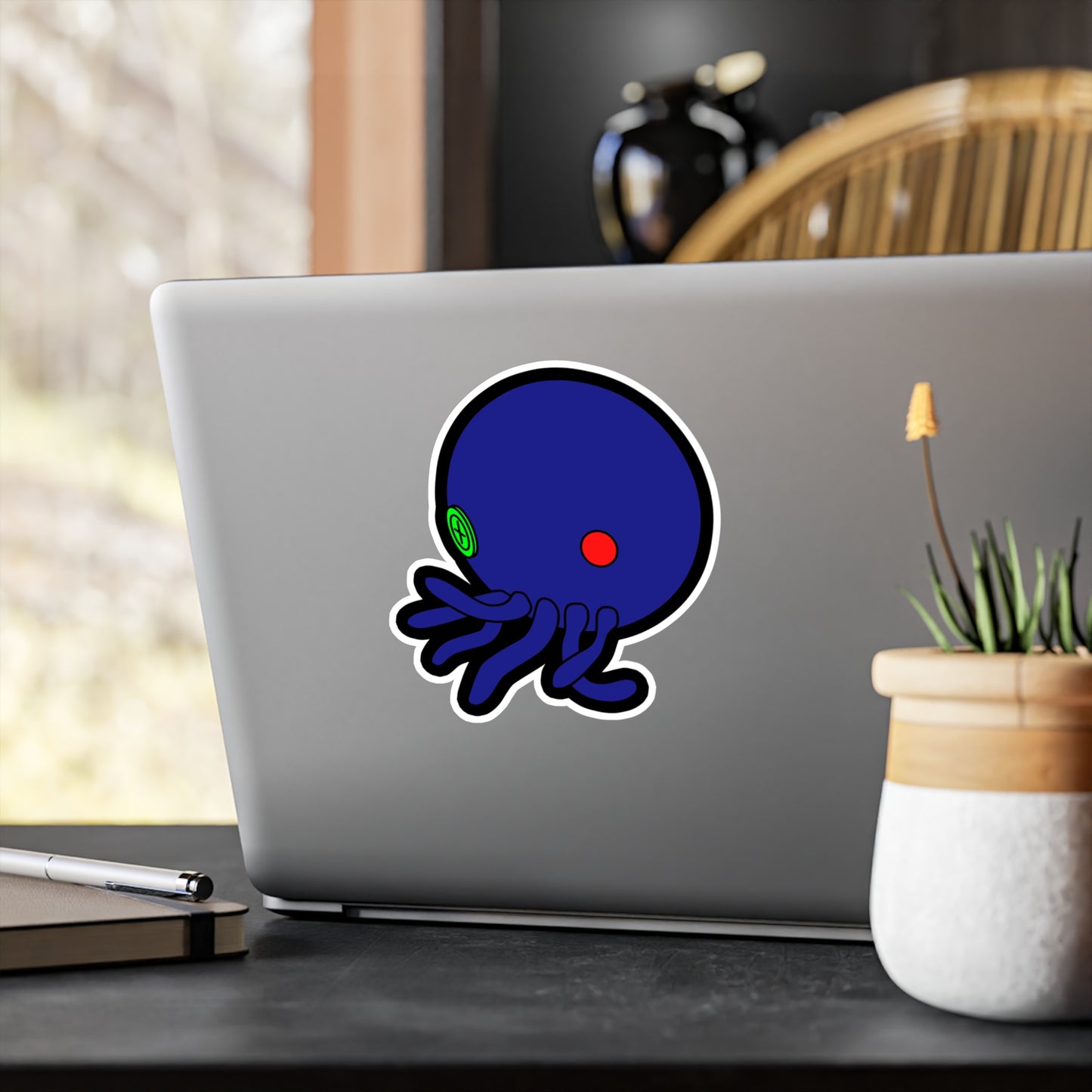 Cutethulhu (Blue) Vinyl Character Sticker
