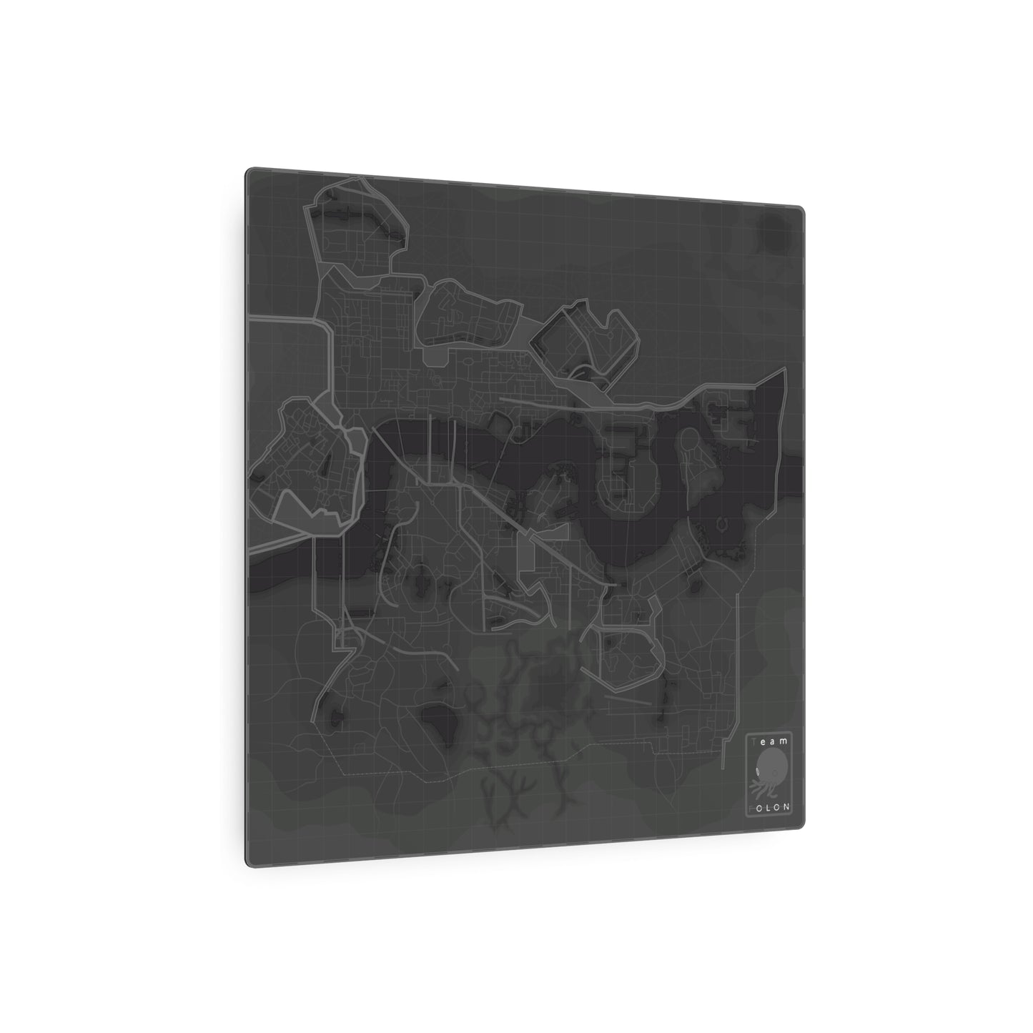 Fallout: London World Map Metal Art Sign