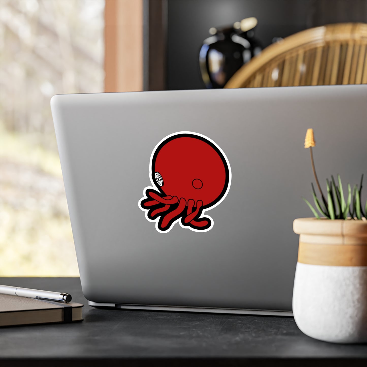 Cutethulhu (Red) Vinyl Character Sticker