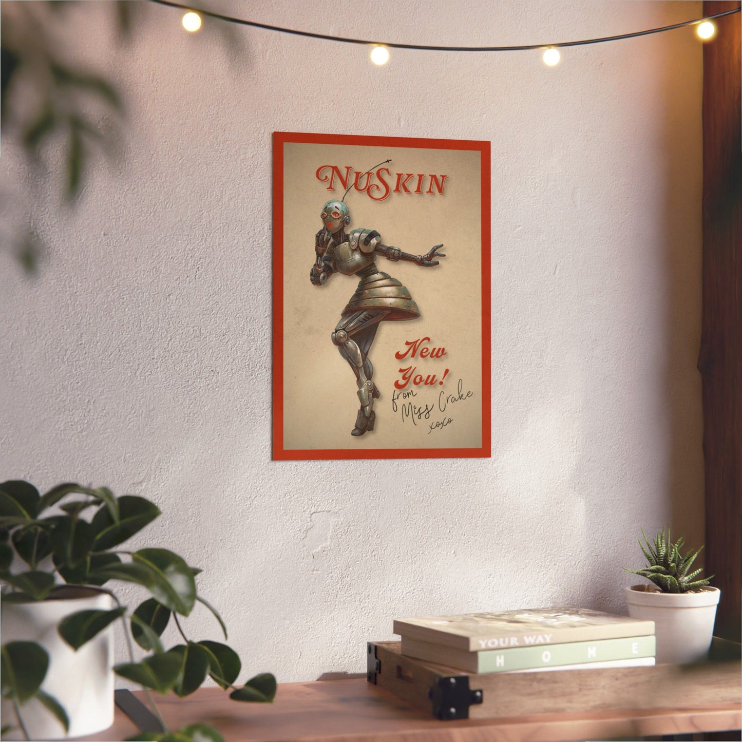 NuSkin Miss Crake Pin-Up Aluminum Composite Panel