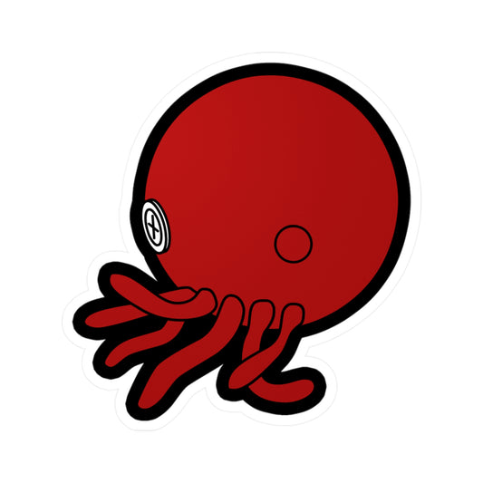 Cutethulhu (Red) Vinyl Character Sticker