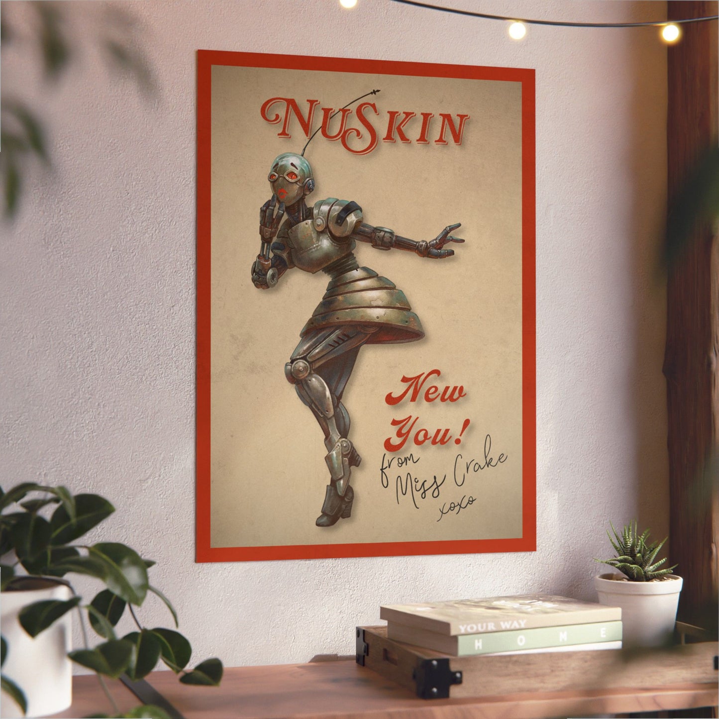 NuSkin Miss Crake Pin-Up Aluminum Composite Panel