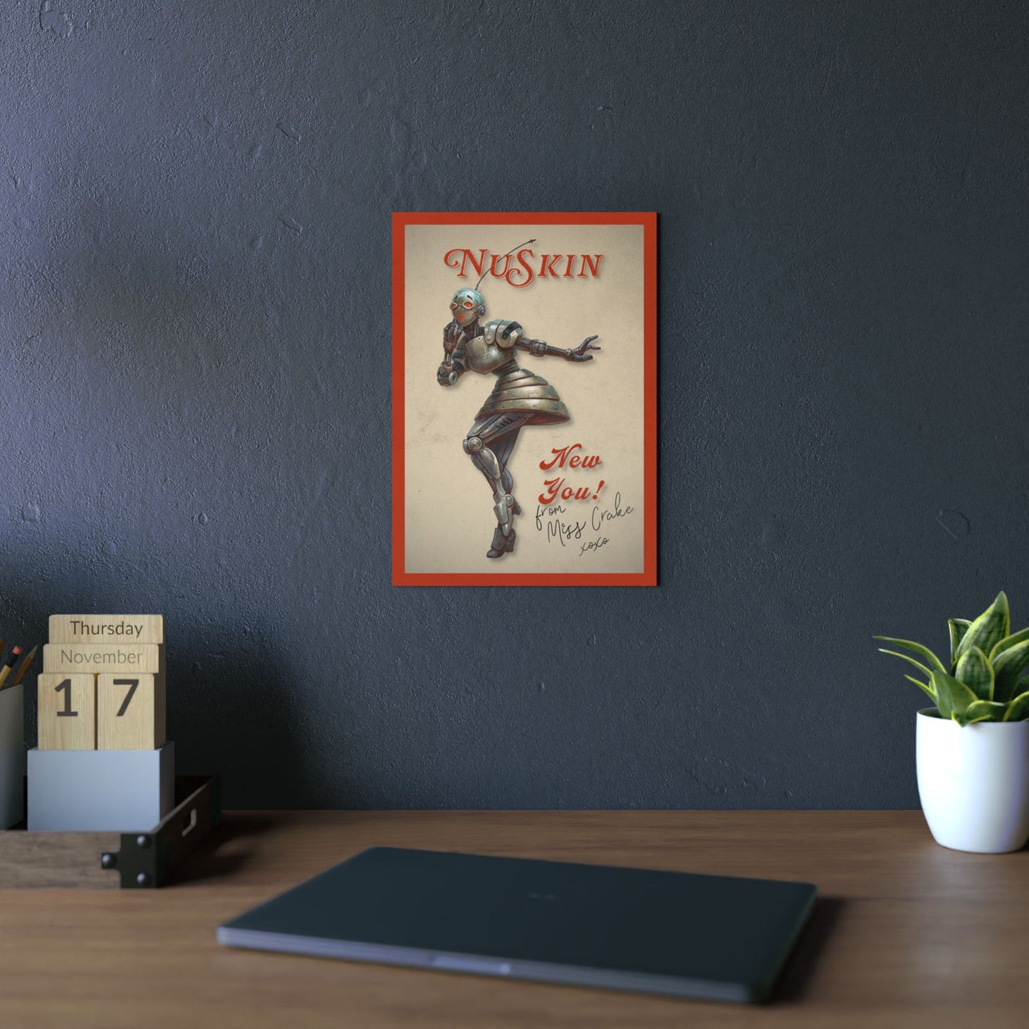 NuSkin Miss Crake Pin-Up Aluminum Composite Panel