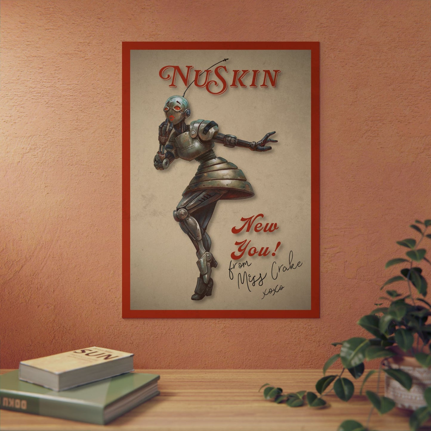 NuSkin Miss Crake Pin-Up Aluminum Composite Panel