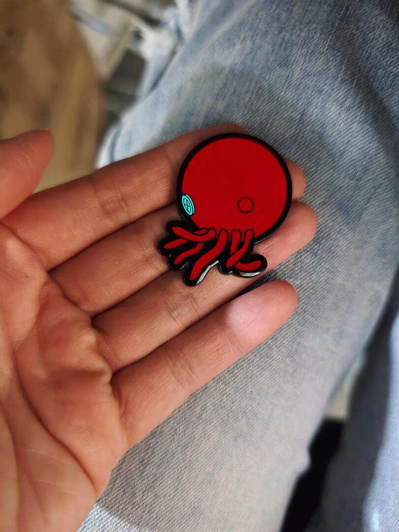 Soft Enamel Glowing Pin x 1